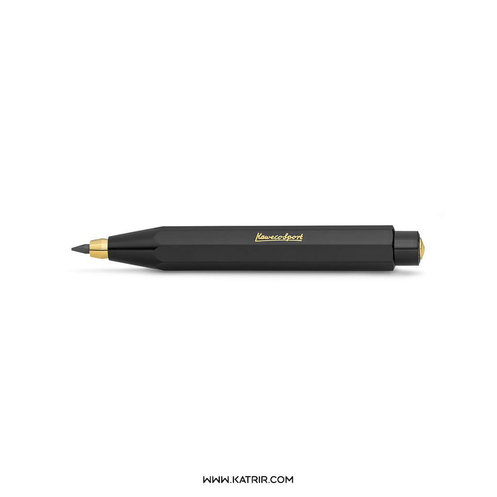 مداد فشاری کاوکو ( Kaweco ) مدل کلاسیک اسپورت ، گیلوش مشکی ، 3/2 میلی متر ، کد 10000066