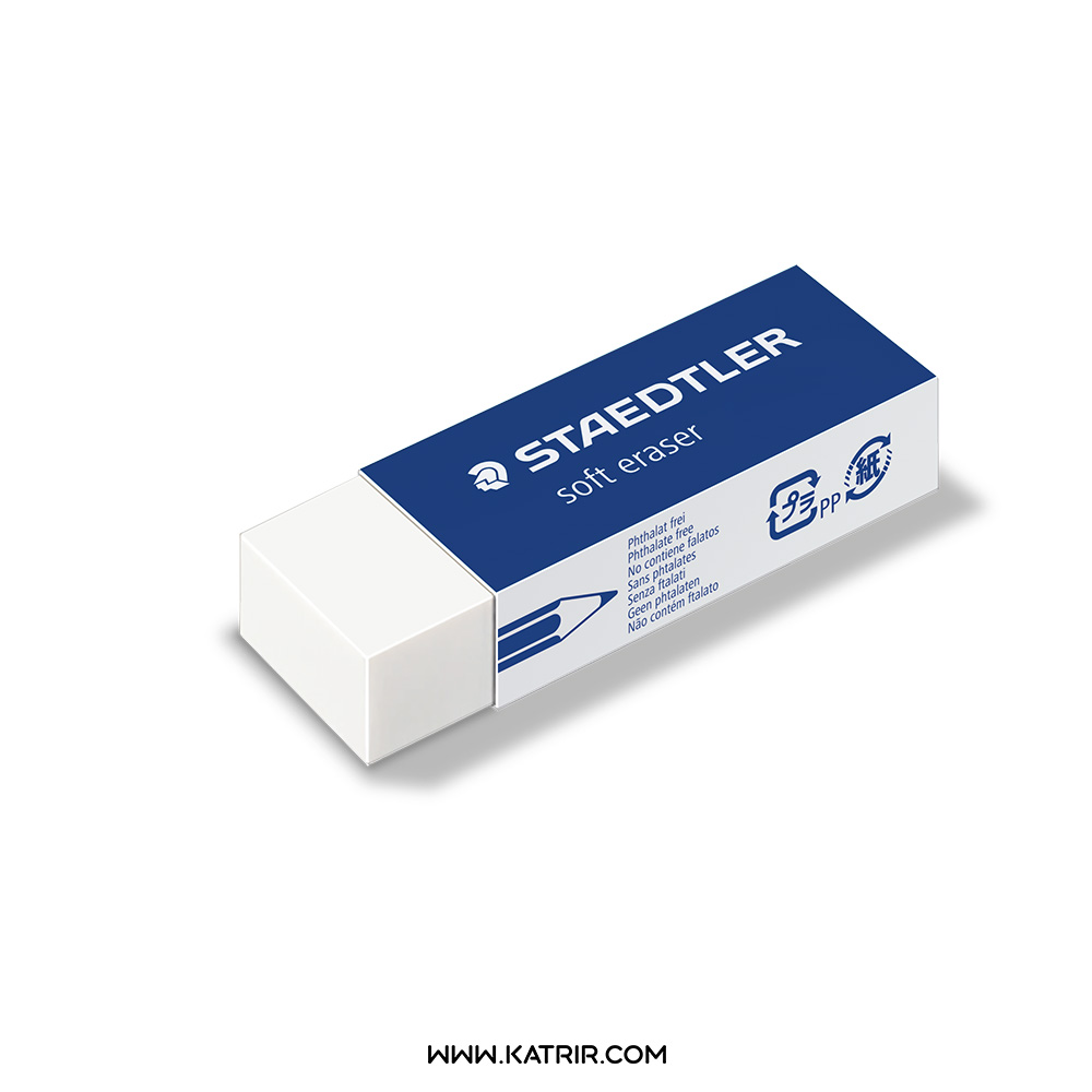 پاک کن استدلر ( Staedtler ) مدل Soft سایز بزرگ کد 526SB20LJ (سفید)