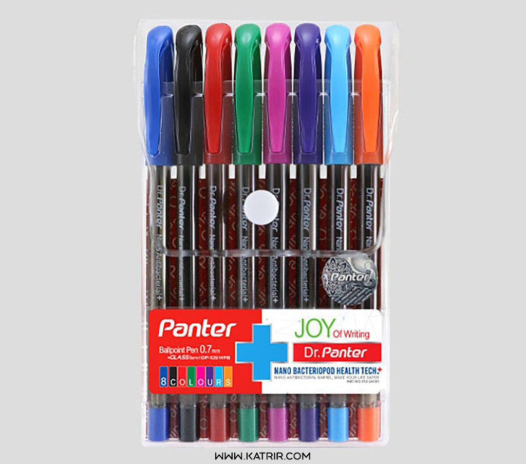 خودکار پنتر ( Panter ) مدل 8 رنگ ، سایز 0.7 میلی متر ، کد 105