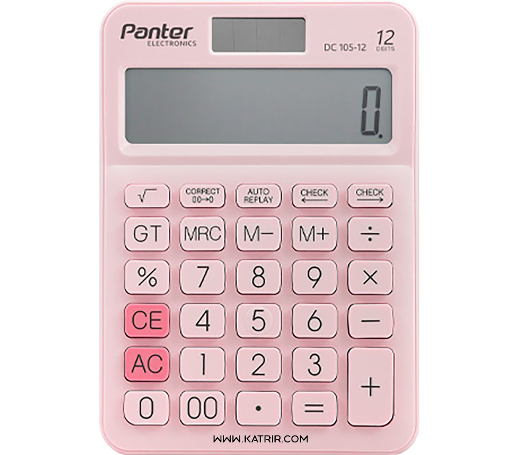 ماشین حساب پنتر ( Panter ) مدل رومیزی ، 12 رقم ، کد 105