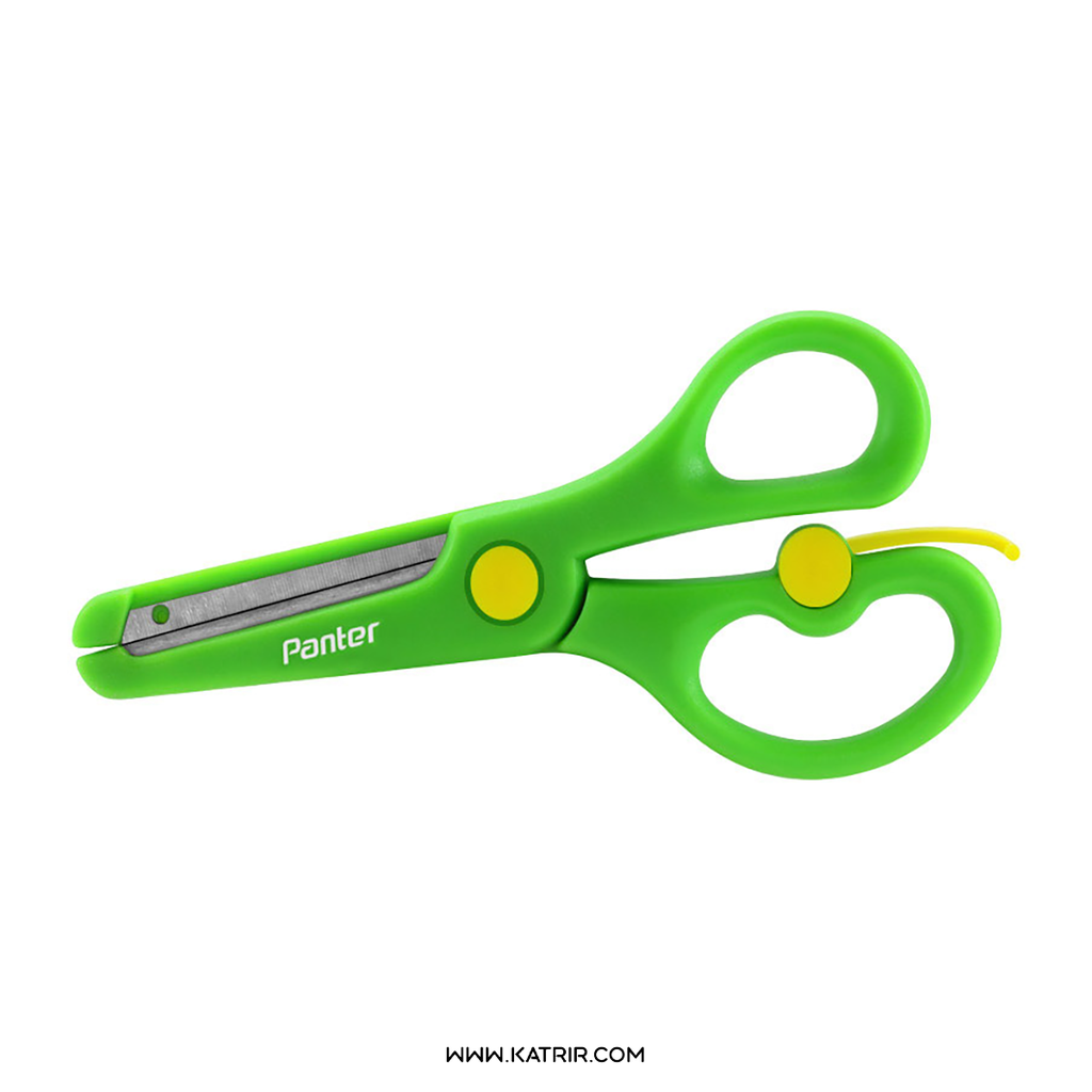 قیچی پنتر ( panter ) مدل فلزی کودک ، سایز کوچک ، کد 104 (سبز)