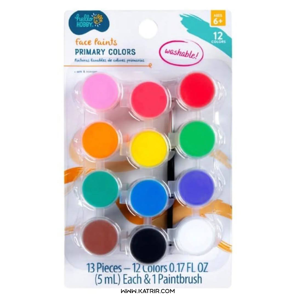 گریم صورت هلو هابی ( Hello hobby ) مدل 12 رنگ