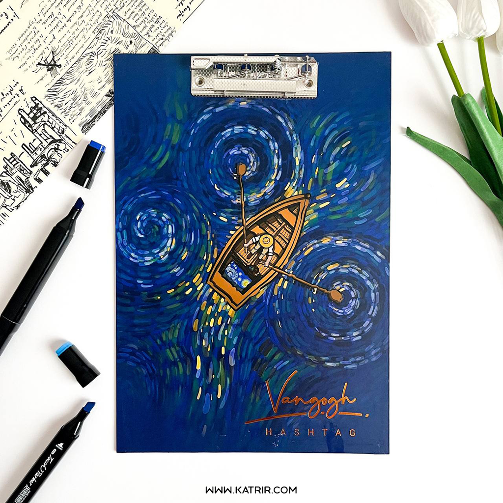 تخته شاسی هشتگ ( Hashtag ) مدل ونگوگ ، در 3 سایز