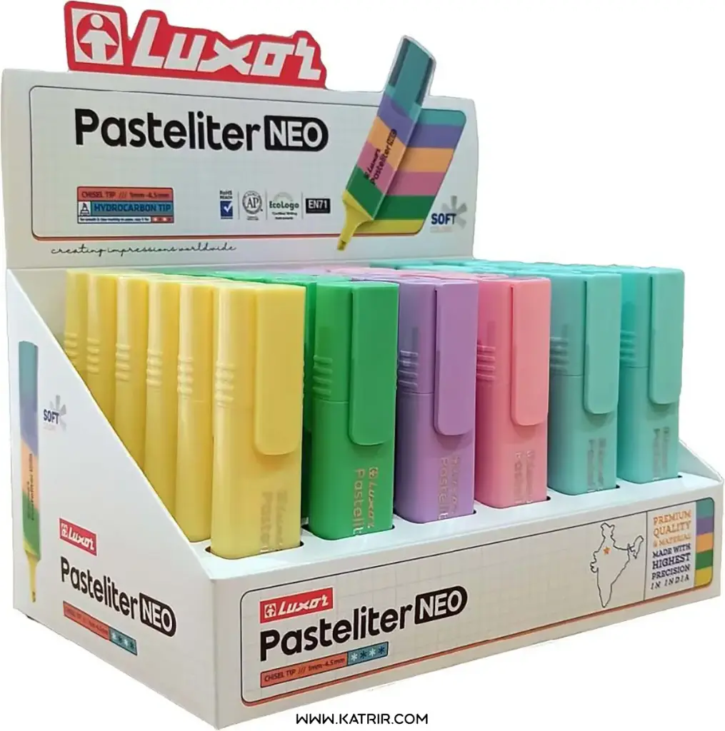 ماژیک علامت گذار لاکسر ( luxor ) مدل پاستلی ، نئو ، کد 11850