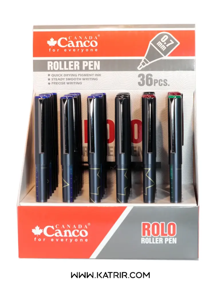 روان نویس کنکو ( Canco ) مدل رولو ، اداری ، سایز 0.7 میلی متر (آبی)