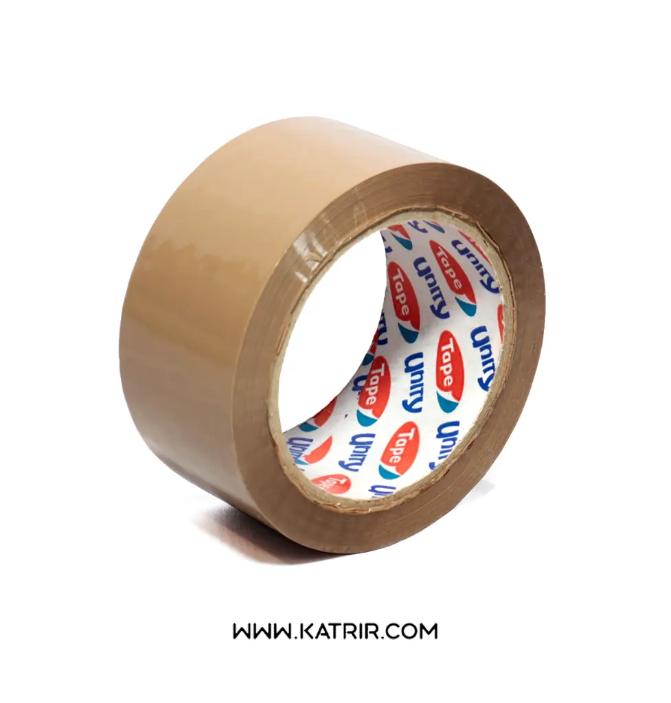 چسب پهن یونیتی(unity) مدل قهوه ای 90 یارد ، 45 میکرون 