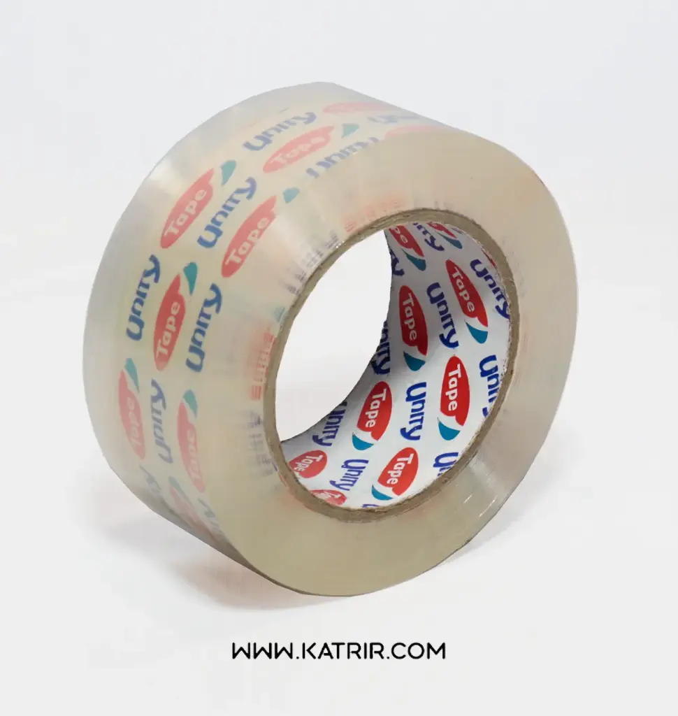 چسب پهن یونیتی (unity) مدل کریستال 180 یارد ،40 میکرون