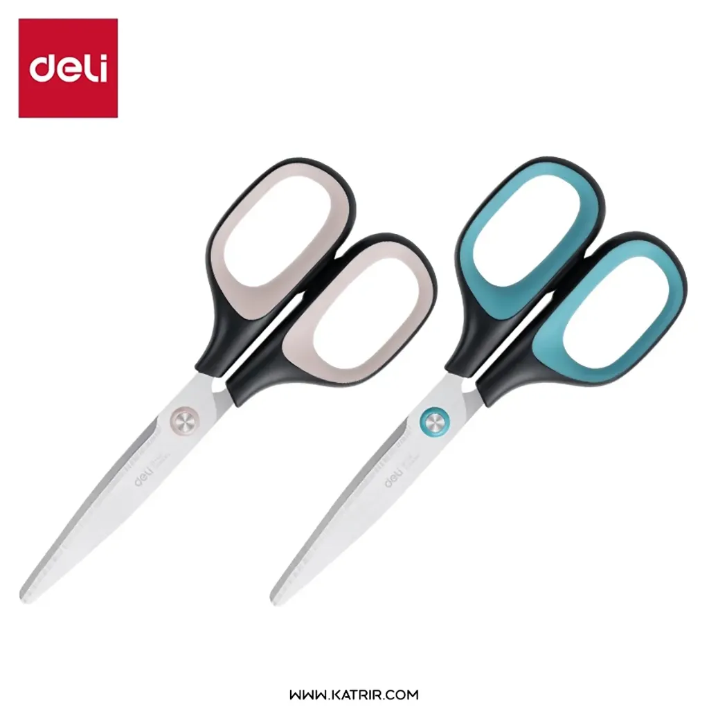 قیچی دلی ( Deli ) مدل کلاسیک ، 175 میلی متر ، کد 6058 (سفید)