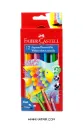 مداد رنگی فابرکاستل ( Faber-castel ) مدل 12 رنگ ، آبرنگی ، جعبه مقوایی ، کد 4413