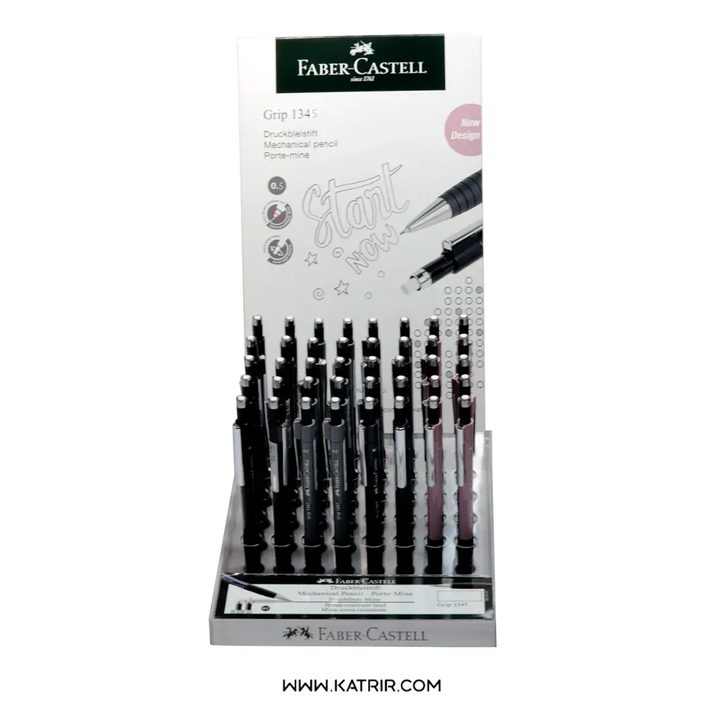 اتود فابرکاستل ( Faber-castel ) مدل متالیک ، گریپ دار ، سایز 0.5 و 0.7 میلی متر  ، کد 4750