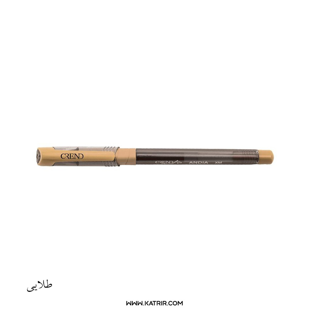 خودکار کرند ( crend ) مدل آندیا ( andia ) ، طلایی ، نقره ای ، سفید ، سایز 1 میلی متر (طلائی)
