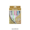 خودکار فشاری کنکو ( canco ) مدل 7 رنگ مشاهیر با یادداشت ، 0.7 میلی متر