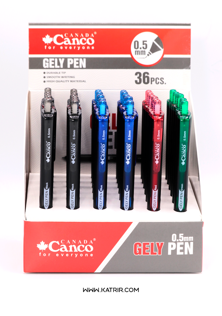 خودکار فشاری کنکو (canco) مدل GELY PEN ، سایز 0/5 میلی متر