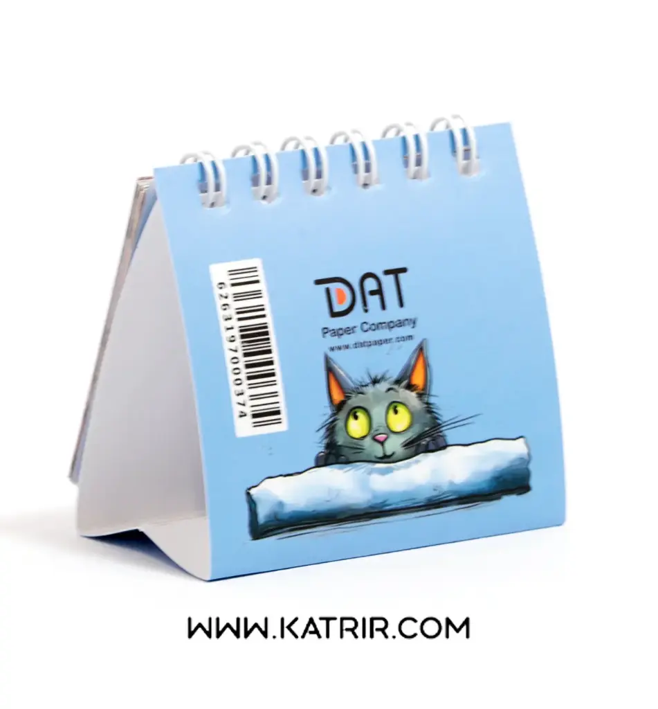 تقویم رومیزی 1405دات ( Dat ) مدل فانتزی 6*6 ، کد 374