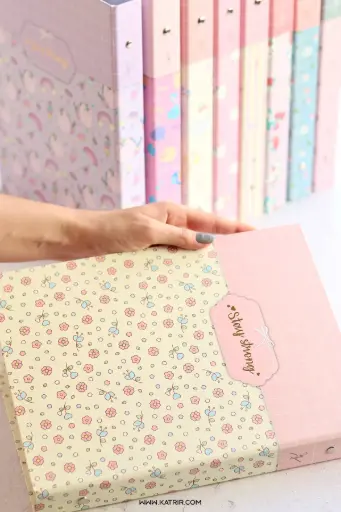 دفتر کلاسوری برگ ( Barg ) مدل 26 حلقه ، قفل فلزی