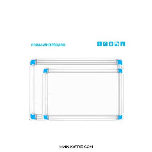 تخته وایت برد اس ام اس ( Sms ) مدل پریما ، مغناطیسی ، سایز 170*90