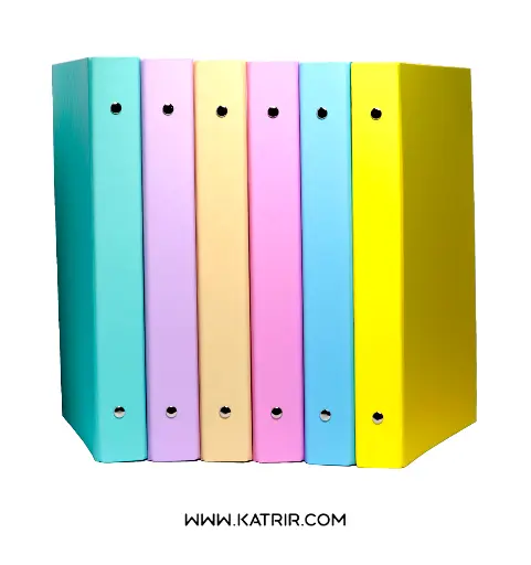 دفتر کلاسوری آراد ( Arad ) مدل پاستلی ، 26 حلقه ، فلزی ، کد 5643